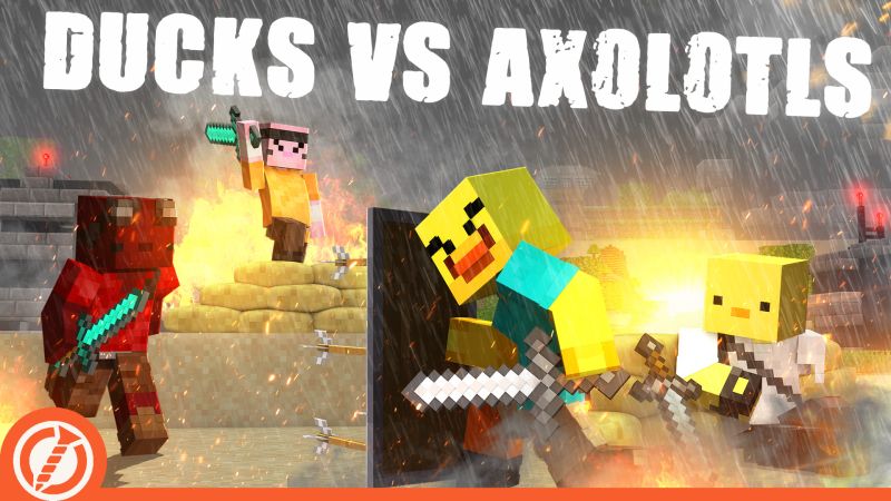 Ducks vs Axolotls on the Minecraft Marketplace by Loose Screw