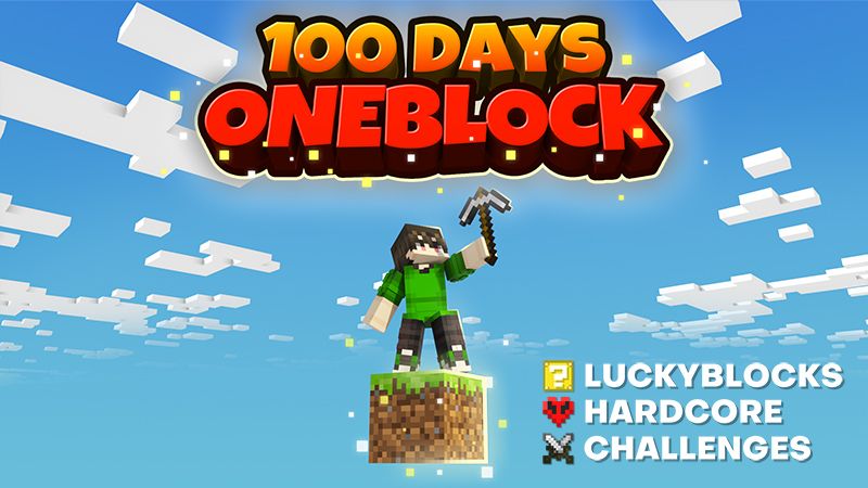 100 Days One Block! on the Minecraft Marketplace by Lore Studios