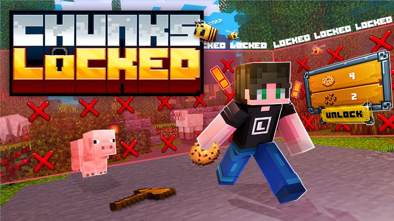 SURVIVAL BUT CHUNKS ARE LOCKED on the Minecraft Marketplace by lore-studios