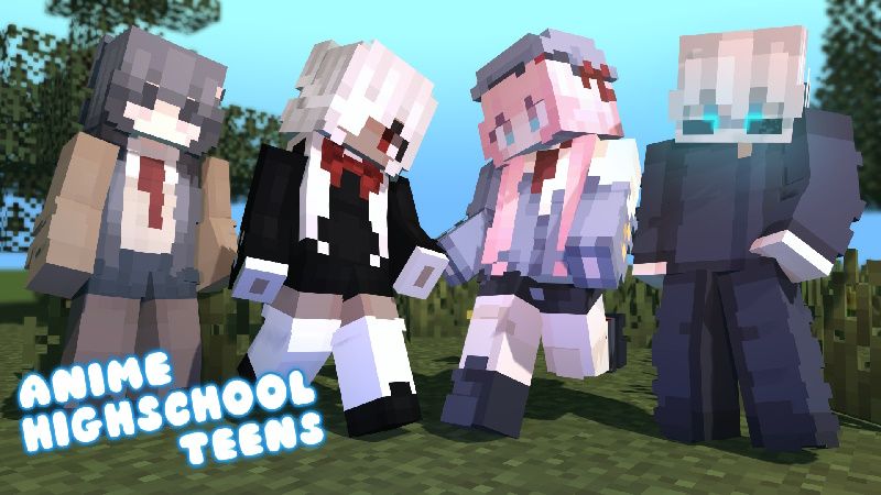 Anime Highschool Teens on the Minecraft Marketplace by Lua Studios