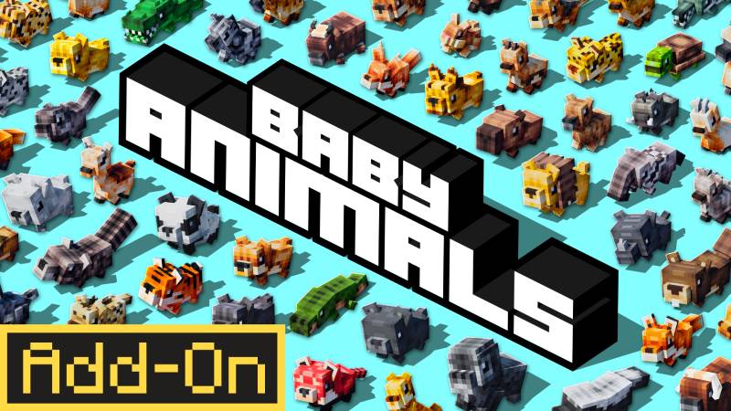 BABY ANIMALS Add-On on the Minecraft Marketplace by Maca Designs