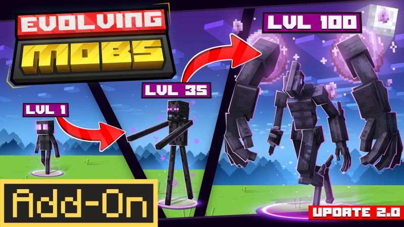 EVOLVING MOBS 2.0 Add-On on the Minecraft Marketplace by Maca Designs