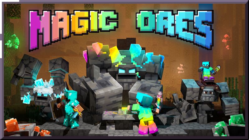 Magic Ores on the Minecraft Marketplace by Maca Designs