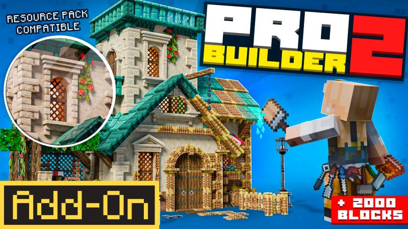 PRO Builder 2.0 Add-On on the Minecraft Marketplace by Maca Designs