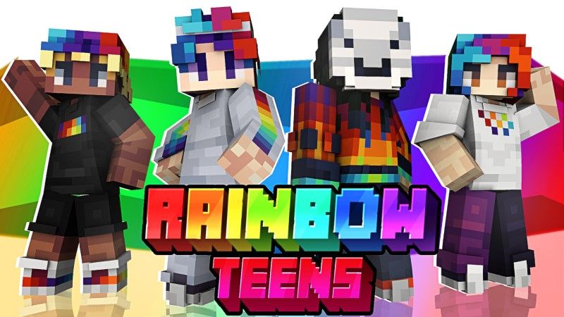 Rainbow Teens on the Minecraft Marketplace by Maca Designs