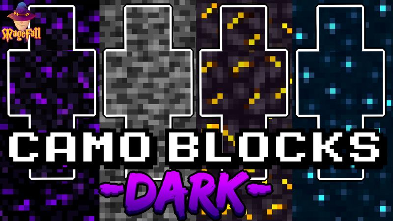 Camo Blocks: Dark on the Minecraft Marketplace by Magefall