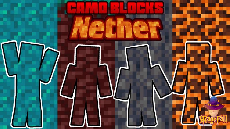 Camo Blocks: Nether on the Minecraft Marketplace by Magefall