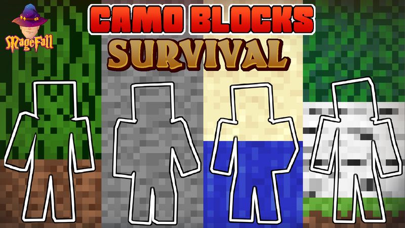 Camo Blocks: Survival on the Minecraft Marketplace by Magefall