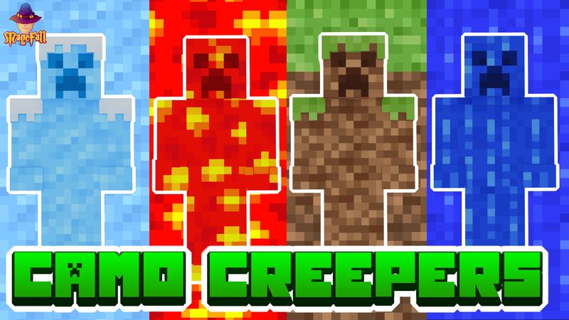 Camo Creepers on the Minecraft Marketplace by Magefall