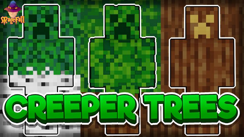 Creeper Trees on the Minecraft Marketplace by Magefall