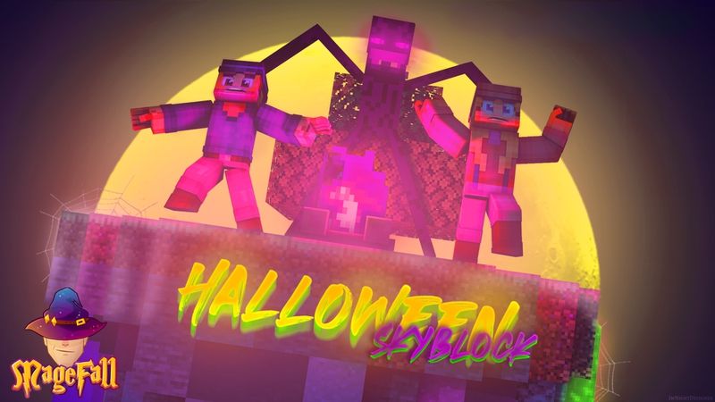 Halloween Skyblock on the Minecraft Marketplace by Magefall