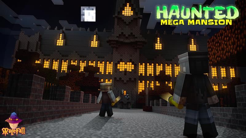 Haunted Mega Mansion on the Minecraft Marketplace by Magefall