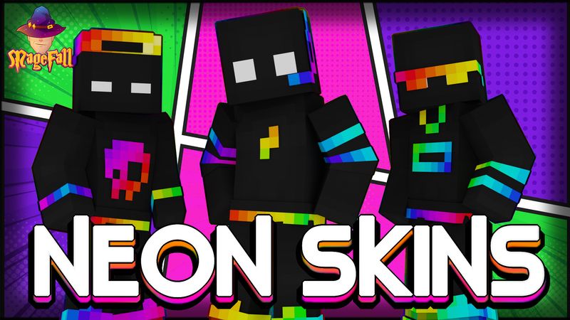 Neon Skins on the Minecraft Marketplace by Magefall