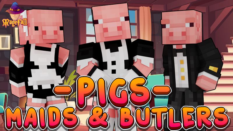 Pigs: Maids and Butlers on the Minecraft Marketplace by Magefall