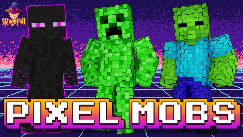 Pixel Mobs on the Minecraft Marketplace by Magefall