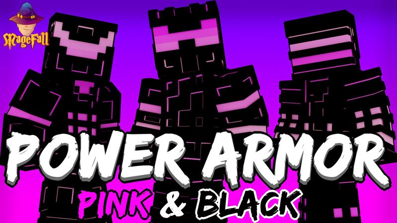 Power Armor: Pink & Black on the Minecraft Marketplace by Magefall