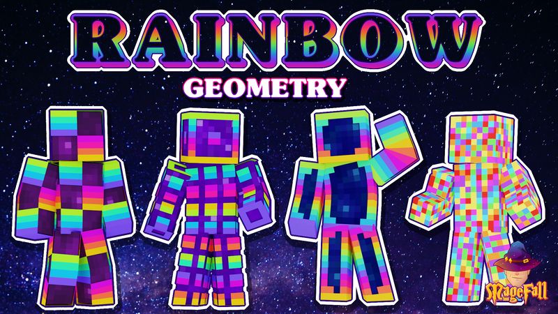 Rainbow Geometry on the Minecraft Marketplace by Magefall