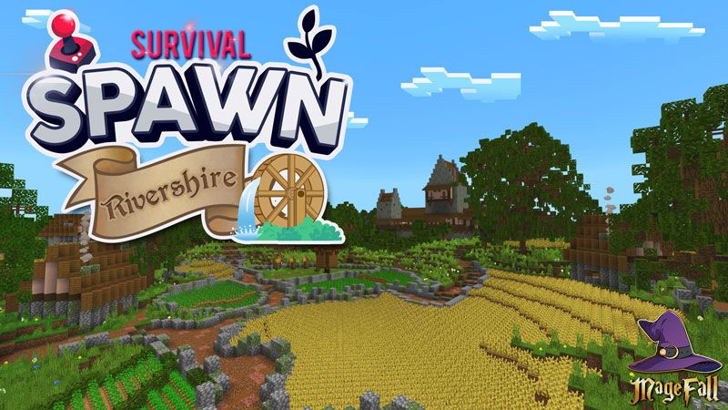 Survival Spawn: Rivershire on the Minecraft Marketplace by Magefall