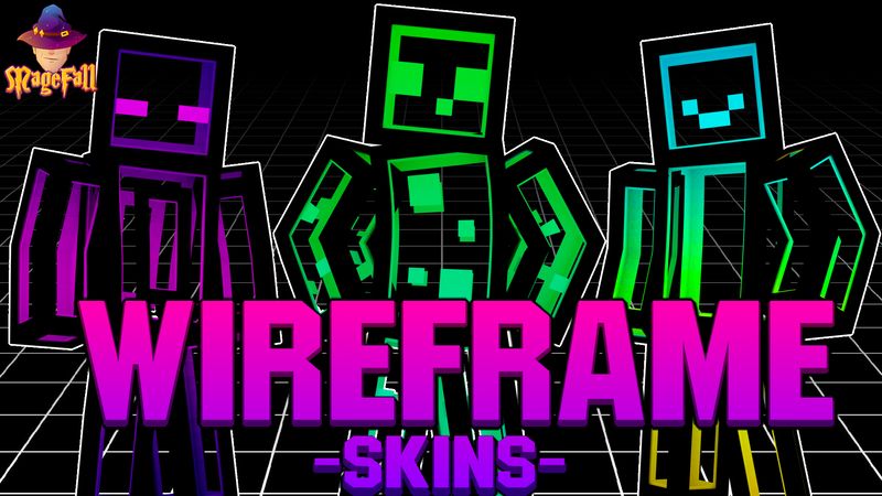 Wireframe Skins on the Minecraft Marketplace by Magefall