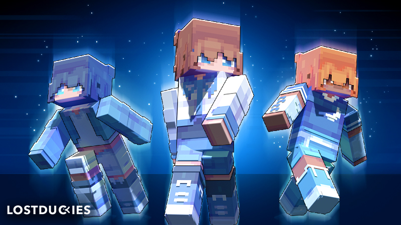 Courageous Blue on the Minecraft Marketplace by Master Duckies