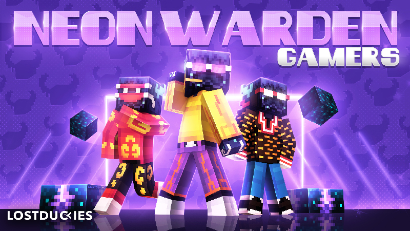 Neon Warden Gamers on the Minecraft Marketplace by Master Duckies