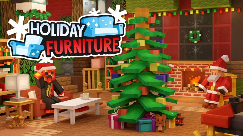 Holiday Furniture on the Minecraft Marketplace by Meatball Inc