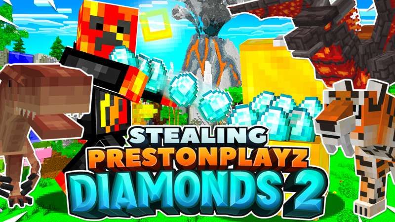 Stealing Preston's Diamonds 2 on the Minecraft Marketplace by Meatball Inc