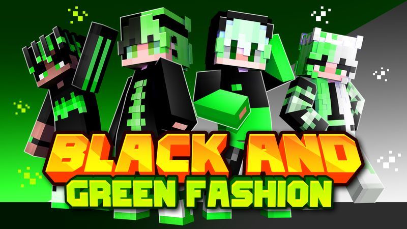 Black and Green Fashion on the Minecraft Marketplace by Meraki