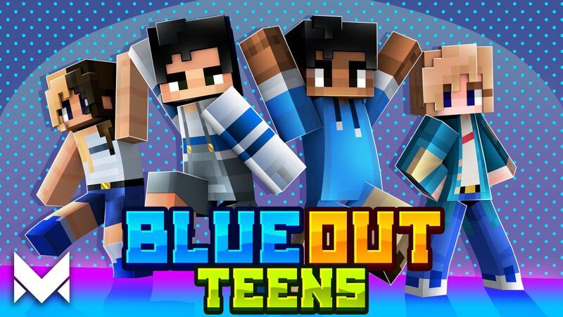 Blue Out Teens on the Minecraft Marketplace by Meraki