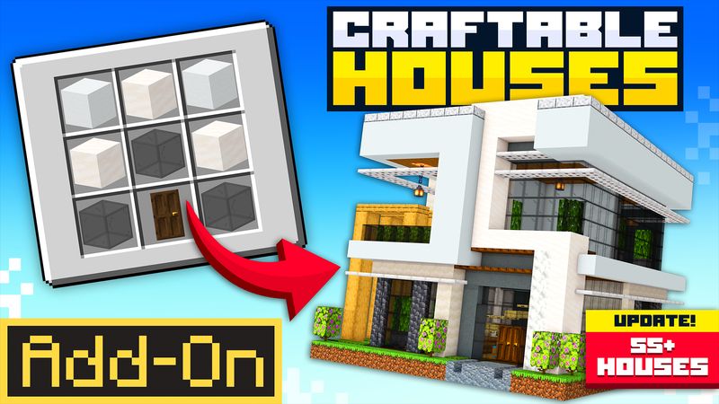Craftable Houses Add-On on the Minecraft Marketplace by Meraki