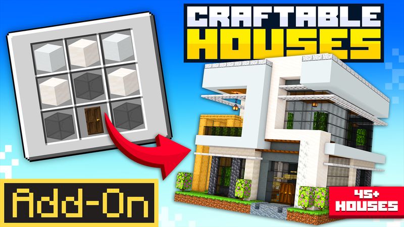 Craftable Houses Add-On on the Minecraft Marketplace by Meraki