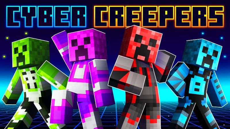 Cyber Creepers on the Minecraft Marketplace by Meraki