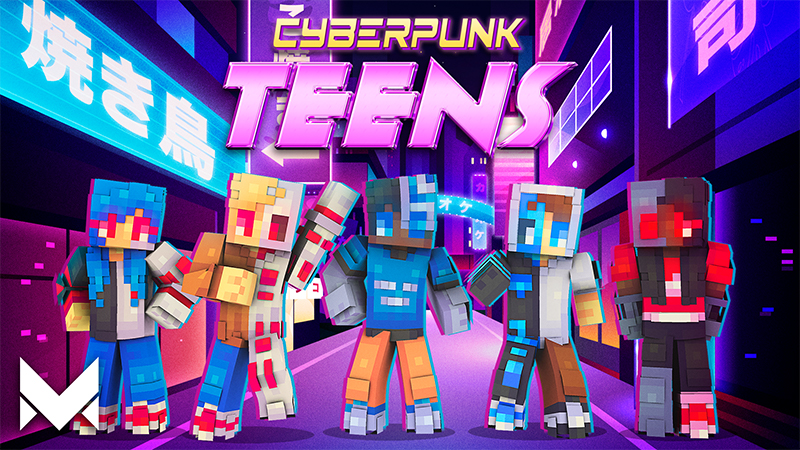 Cyberpunk Teens on the Minecraft Marketplace by Meraki