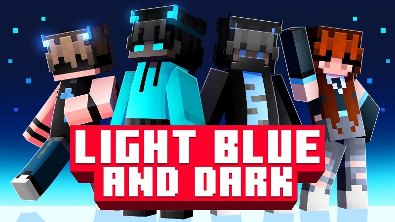 Light Blue and Dark on the Minecraft Marketplace by Meraki