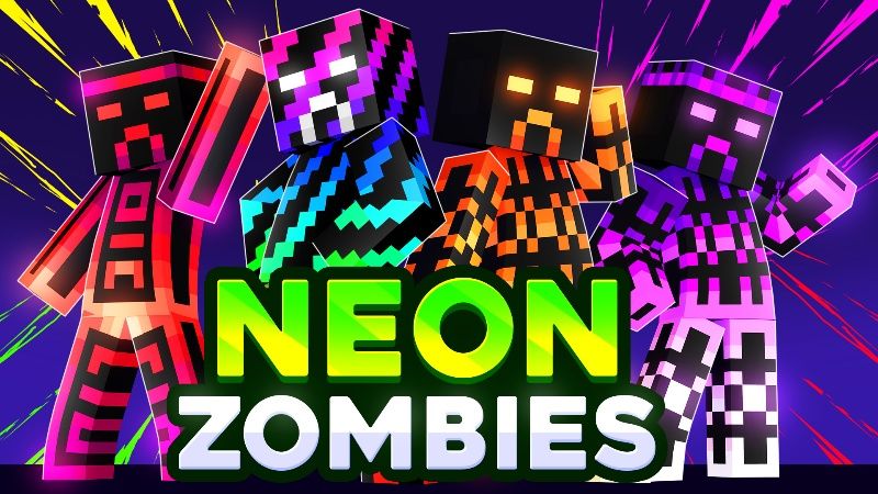 Neon Zombies on the Minecraft Marketplace by Meraki