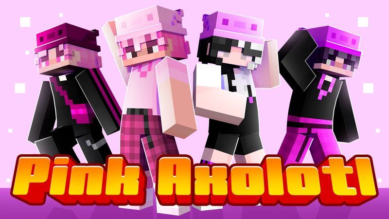 Pink Axolotl on the Minecraft Marketplace by Meraki