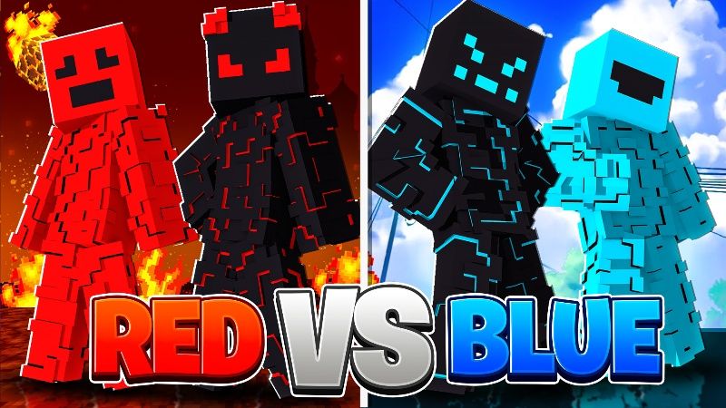 Red vs Blue on the Minecraft Marketplace by Meraki