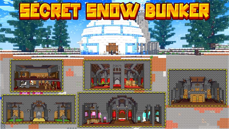 Secret Snow Bunker on the Minecraft Marketplace by Meraki