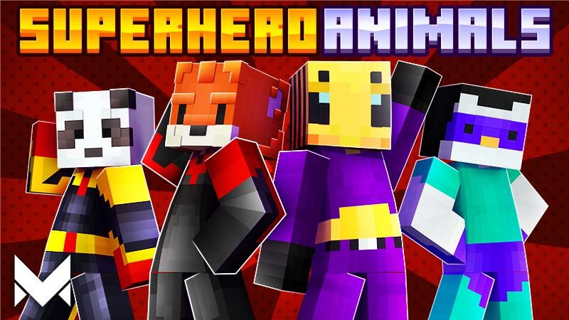 Superhero Animals on the Minecraft Marketplace by Meraki