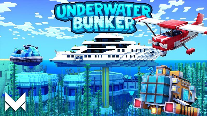 Underwater Bunker on the Minecraft Marketplace by Meraki