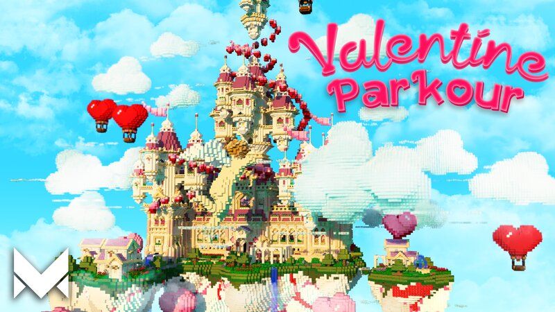 Valentine Parkour on the Minecraft Marketplace by Meraki