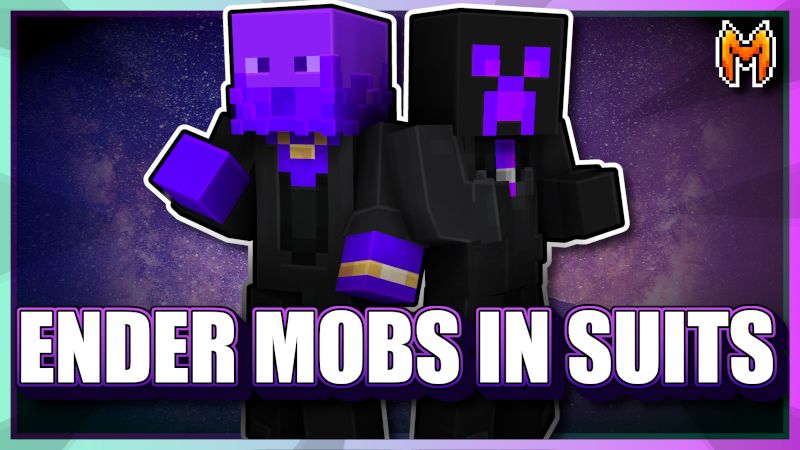 Ender Mobs in Suits on the Minecraft Marketplace by Metallurgy Blockworks