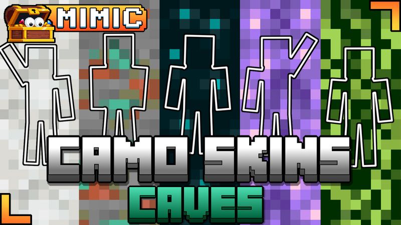 Camo Skins: Caves on the Minecraft Marketplace by Mimic