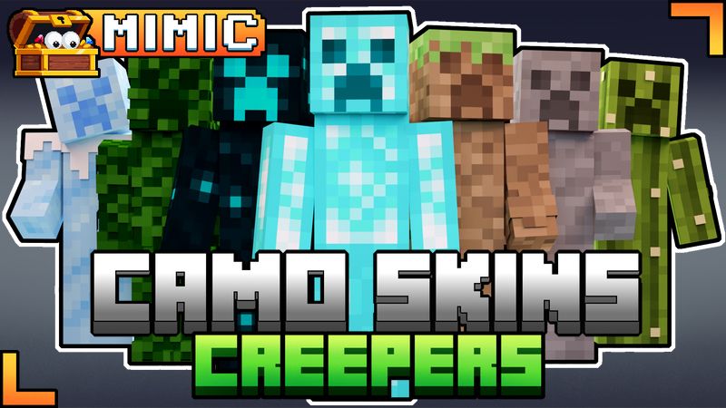 Camo Skins: Creepers on the Minecraft Marketplace by Mimic