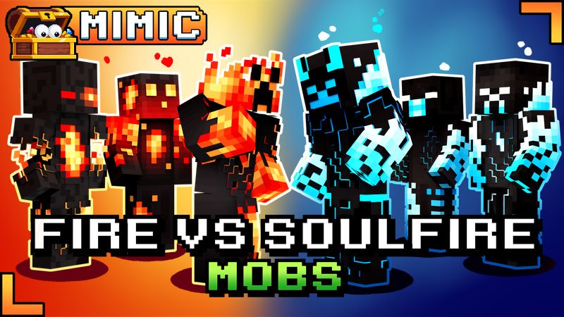 Fire vs Soulfire Mobs on the Minecraft Marketplace by mimic