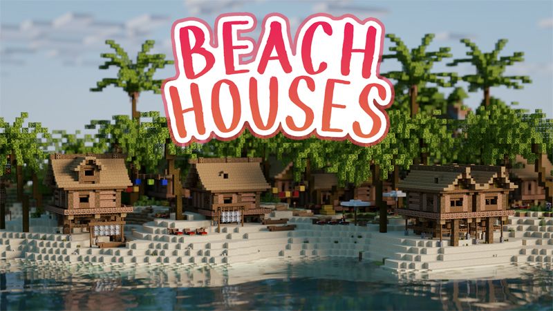 Beach Houses on the Minecraft Marketplace by Mine-North