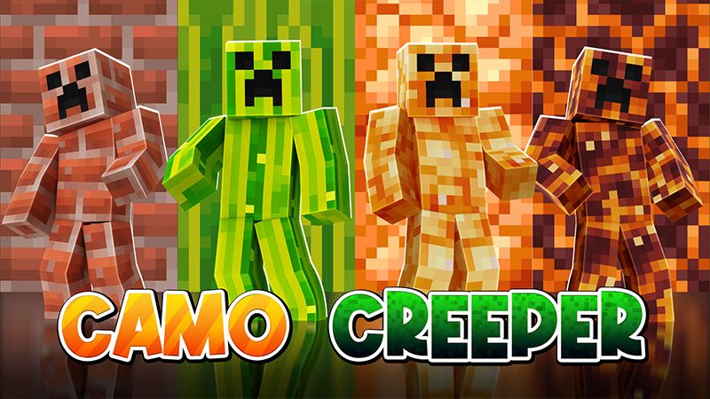 Camo Creepers on the Minecraft Marketplace by Mine-North