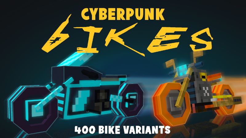 Cyberpunk Bikes on the Minecraft Marketplace by Mine-North