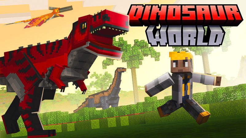 Dinosaur World on the Minecraft Marketplace by Mine-North