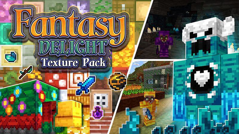 Fantasy Delight Texture Pack on the Minecraft Marketplace by Mine-North